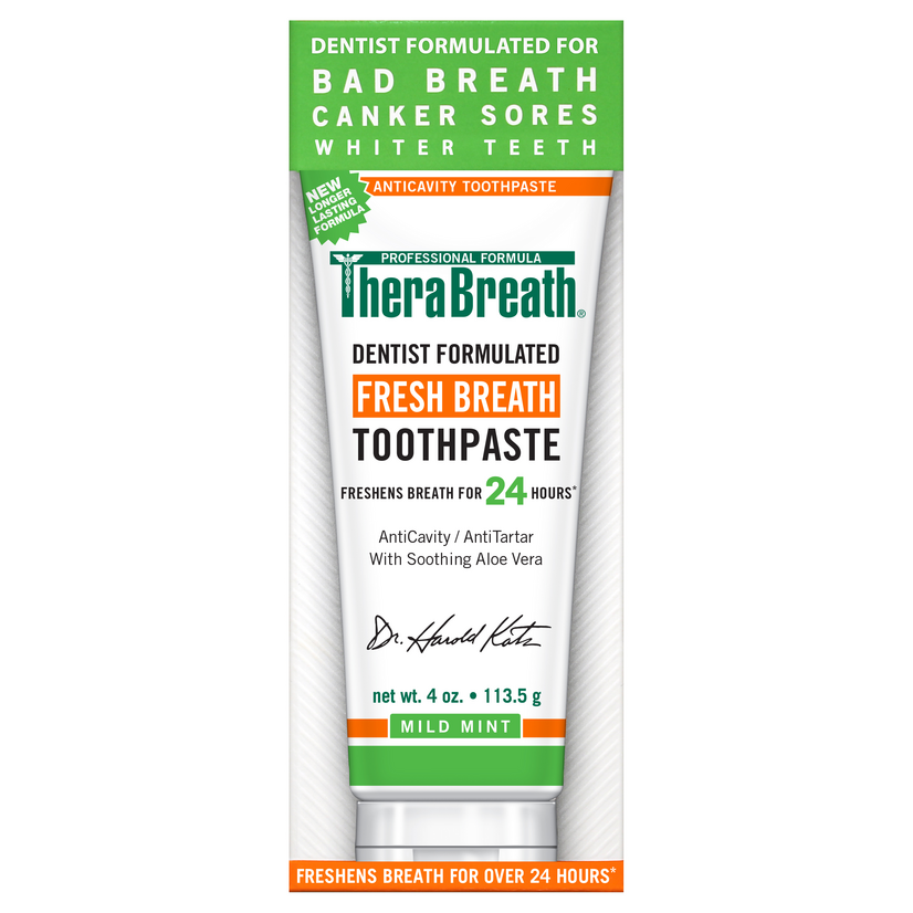 TheraBreath Mild Mint Fresh Toothpaste - 4oz